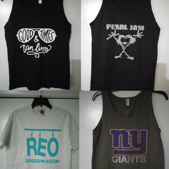 Brand New 4 Piece Set Sealed Women's Graphic Tees Size Medium - Picture 1 of 1